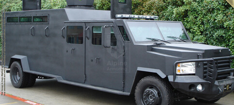 Alpine Armoring | Armored SWAT Truck | Ford F-550 Boxer®